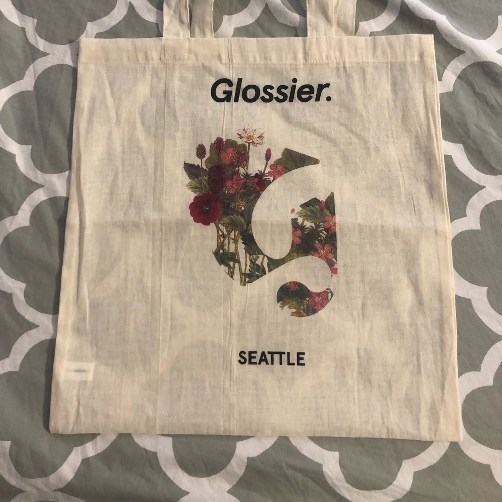 glossier seattle tote bag!